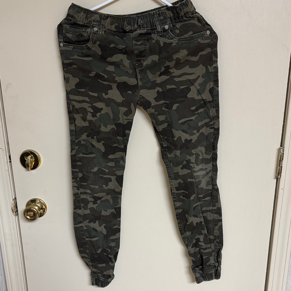 Levi's Kids Camo Joggers - Green and Black